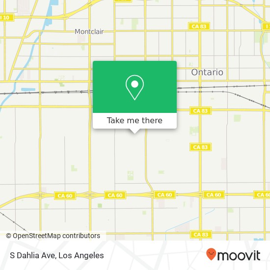 Mapa de S Dahlia Ave