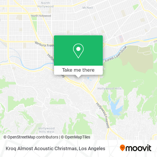 Kroq Almost Acoustic Christmas map