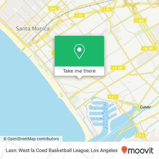 Mapa de Lasn: West la Coed Basketball League