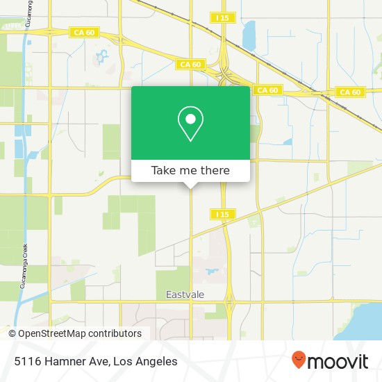 5116 Hamner Ave map