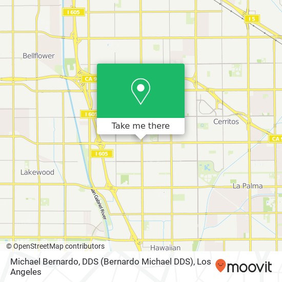 Michael Bernardo, DDS (Bernardo Michael DDS) map