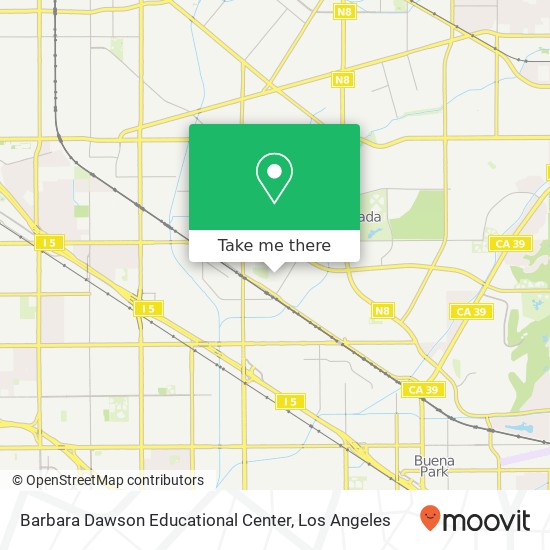 Barbara Dawson Educational Center map