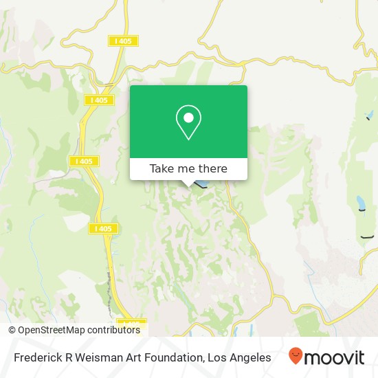 Frederick R Weisman Art Foundation map