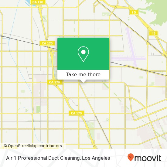 Mapa de Air 1 Professional Duct Cleaning