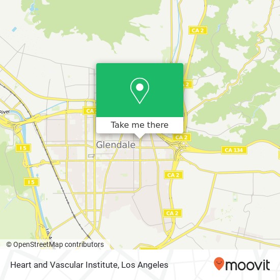 Heart and Vascular Institute map