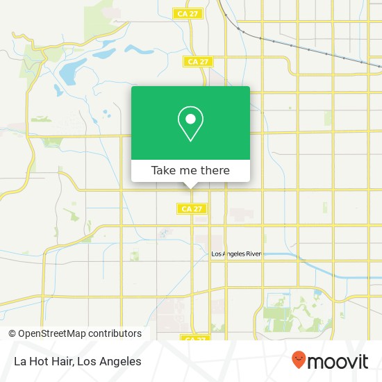 La Hot Hair map