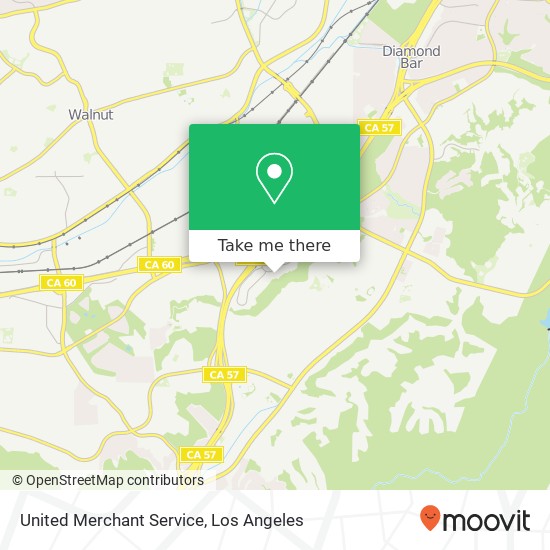 Mapa de United Merchant Service