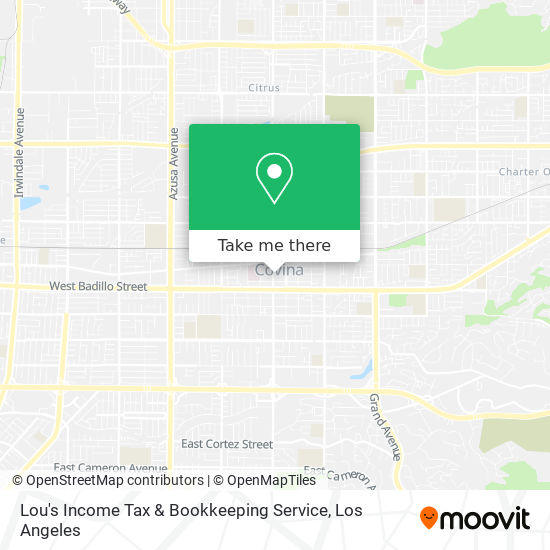 Mapa de Lou's Income Tax & Bookkeeping Service