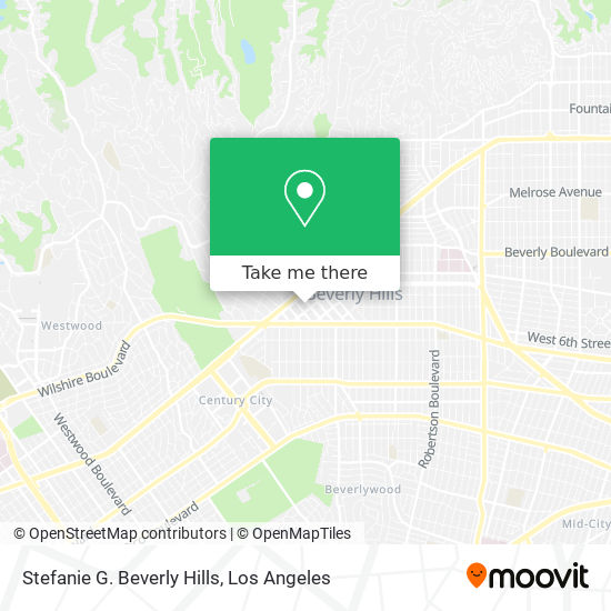 Stefanie G. Beverly Hills map