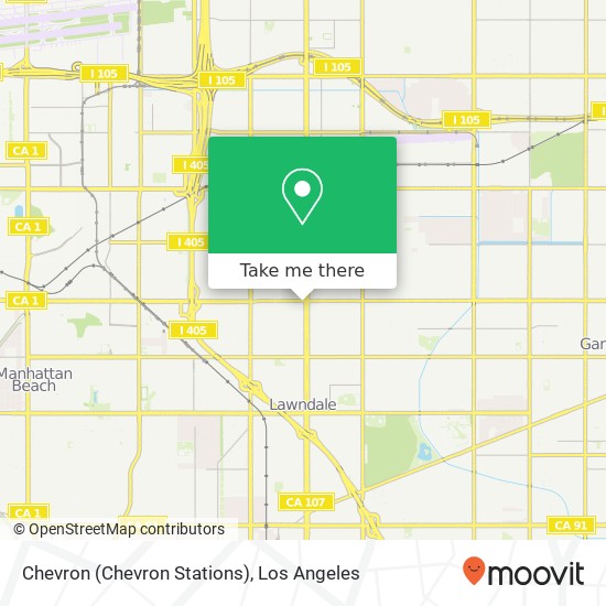 Chevron (Chevron Stations) map