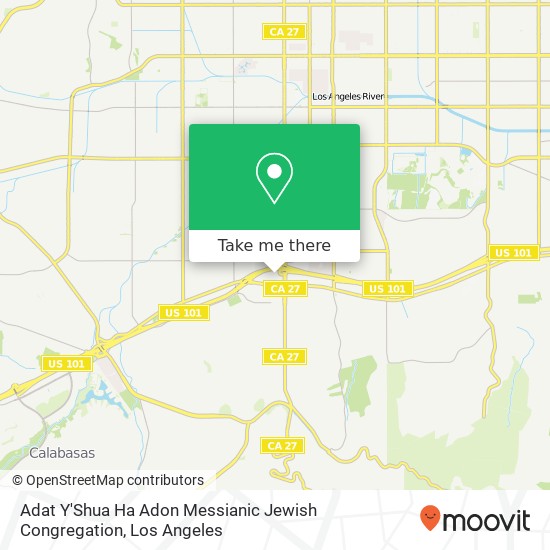 Adat Y'Shua Ha Adon Messianic Jewish Congregation map