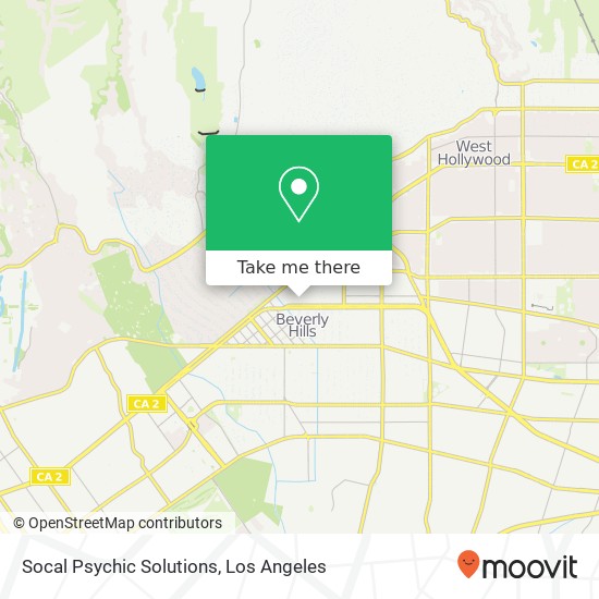 Socal Psychic Solutions map