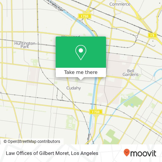 Mapa de Law Offices of Gilbert Moret