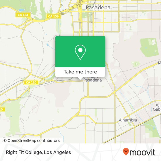 Mapa de Right Fit College