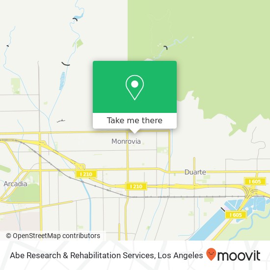 Abe Research & Rehabilitation Services map