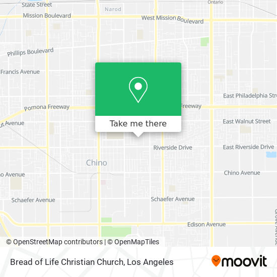 Bread of Life Christian Church map