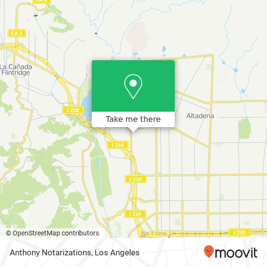 Anthony Notarizations map