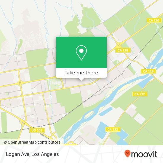 Mapa de Logan Ave