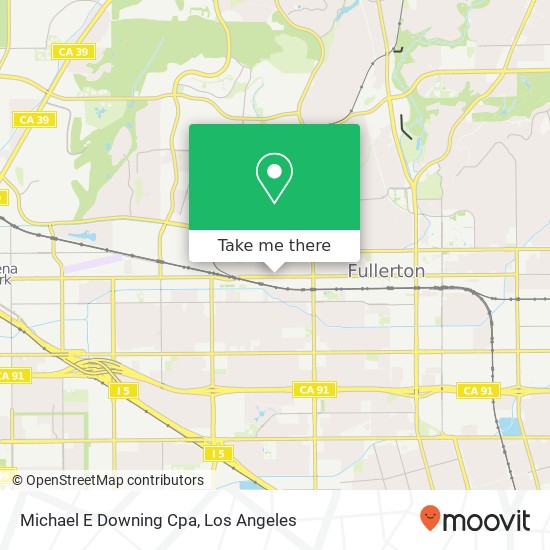 Michael E Downing Cpa map
