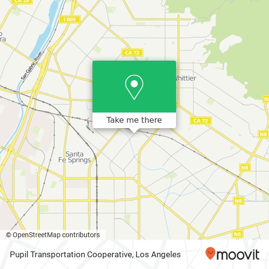 Pupil Transportation Cooperative map