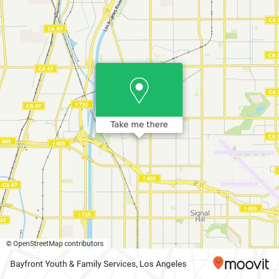 Mapa de Bayfront Youth & Family Services