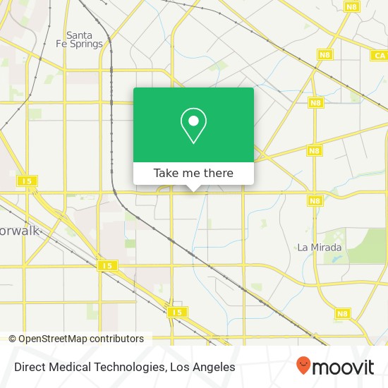 Mapa de Direct Medical Technologies