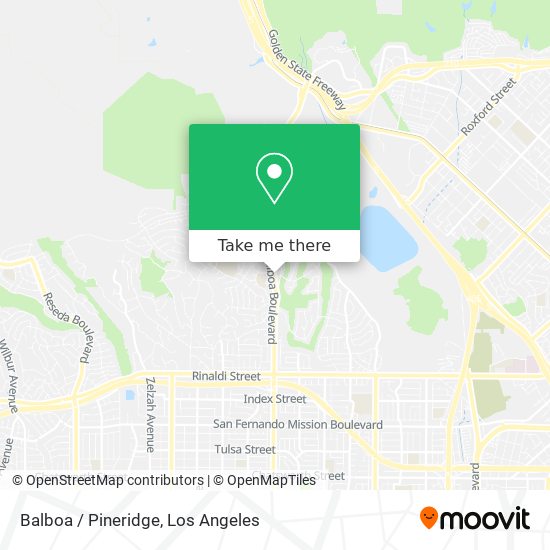 Balboa / Pineridge map