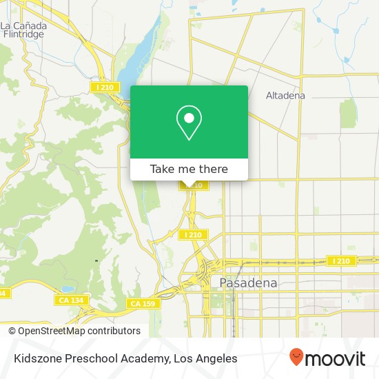 Kidszone Preschool Academy map