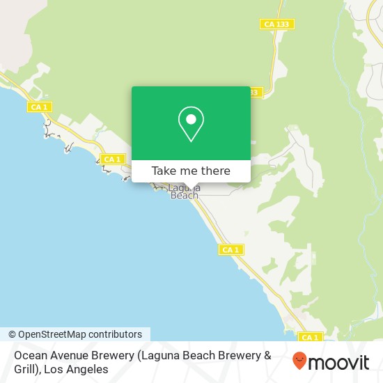 Ocean Avenue Brewery (Laguna Beach Brewery & Grill) map