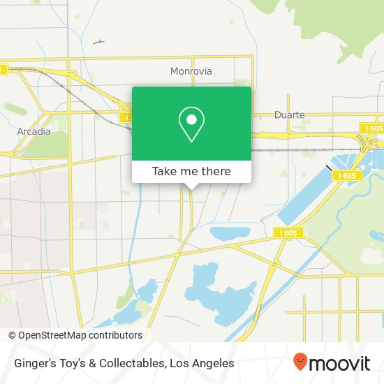 Ginger's Toy's & Collectables map