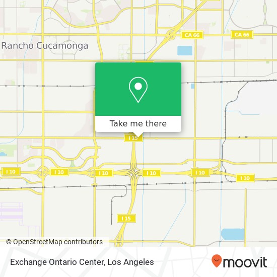 Mapa de Exchange Ontario Center