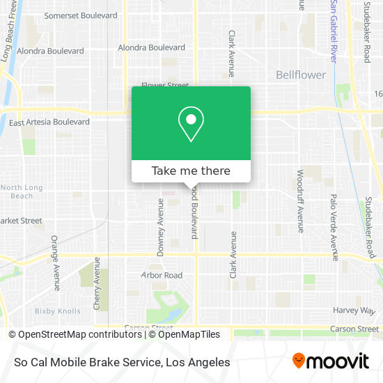 So Cal Mobile Brake Service map