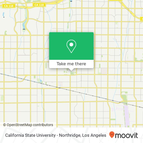 Mapa de California State University - Northridge