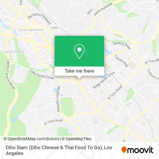Mapa de Diho Siam (Diho Chinese & Thai Food To Go)