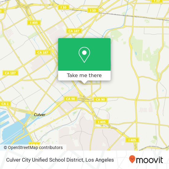 Mapa de Culver City Unified School District