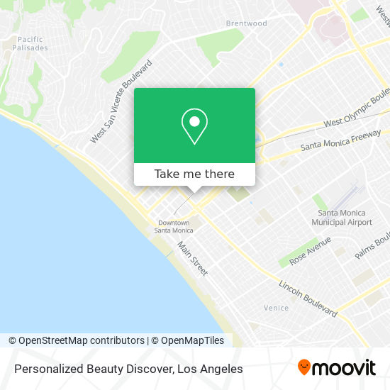 Mapa de Personalized Beauty Discover