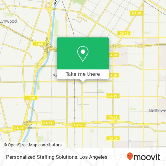 Personalized Staffing Solutions map