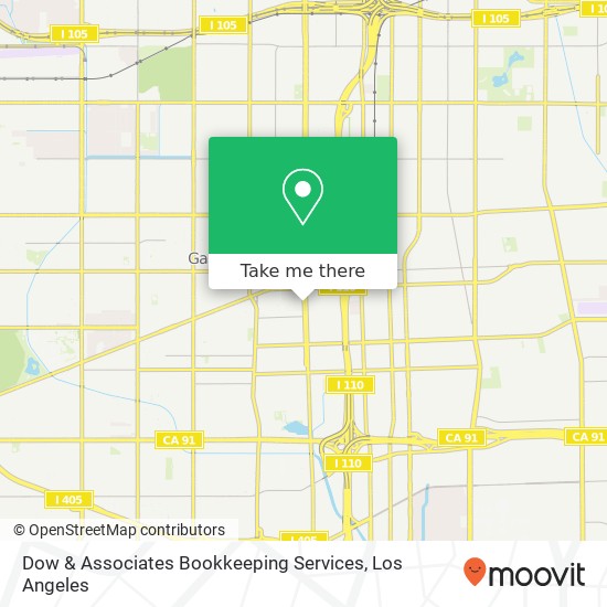 Mapa de Dow & Associates Bookkeeping Services