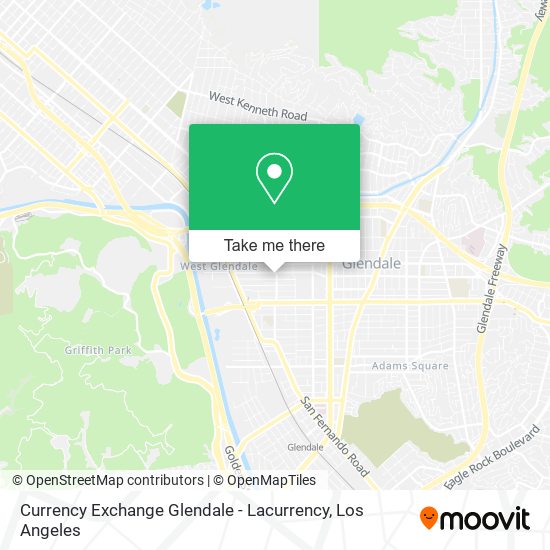 Currency Exchange Glendale - Lacurrency map