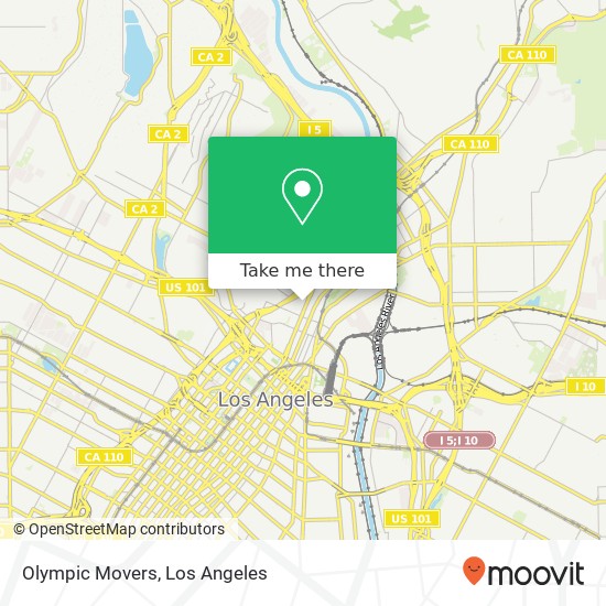 Olympic Movers map