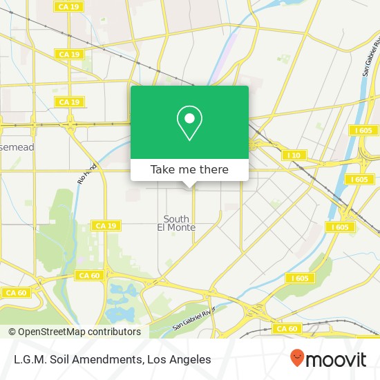 L.G.M. Soil Amendments map