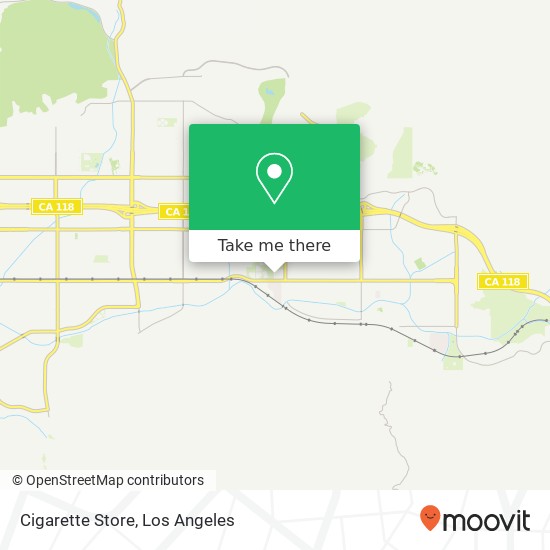 Mapa de Cigarette Store