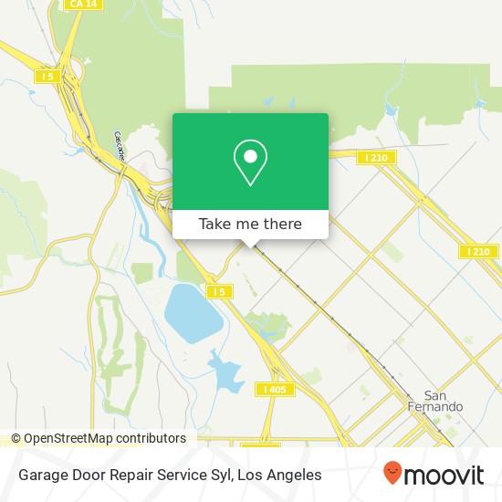 Garage Door Repair Service Syl map