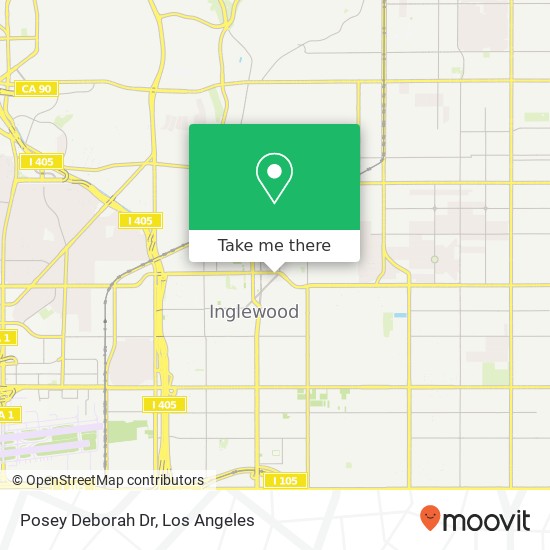 Posey Deborah Dr map