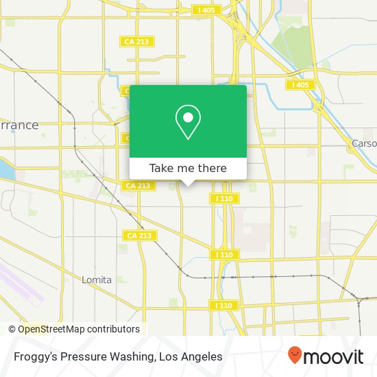 Froggy's Pressure Washing map
