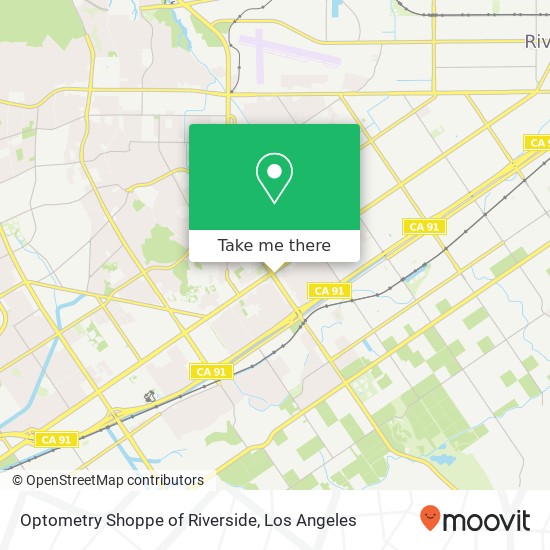 Optometry Shoppe of Riverside map