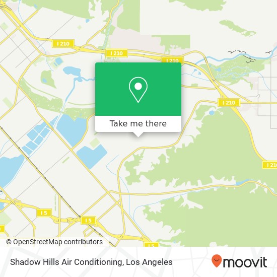 Shadow Hills Air Conditioning map