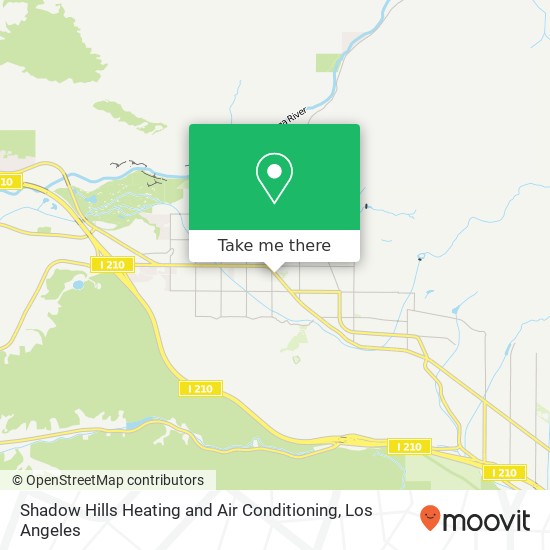 Mapa de Shadow Hills Heating and Air Conditioning