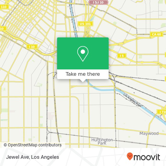 Jewel Ave map