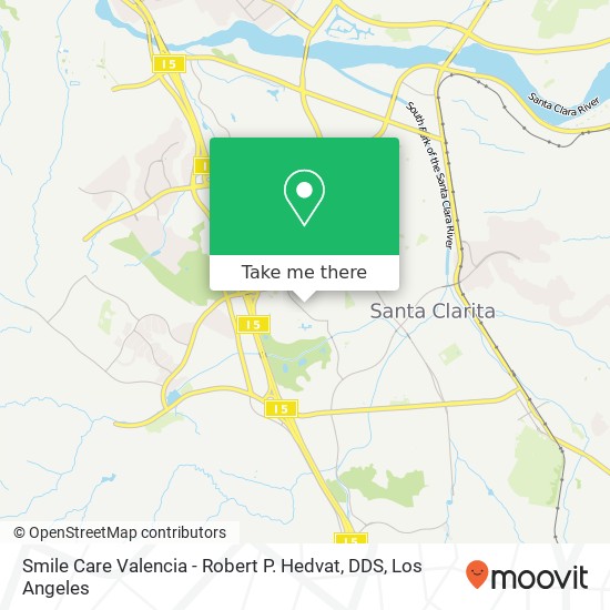 Smile Care Valencia - Robert P. Hedvat, DDS map